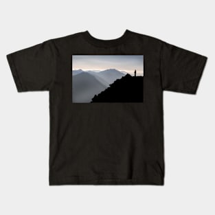 Amongst mountains Kids T-Shirt